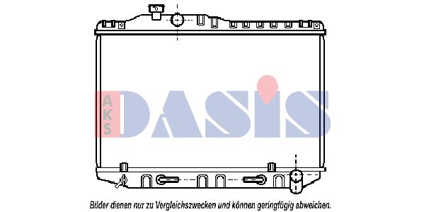 AKS DASIS Jäähdytin,moottorin jäähdytys 210063N